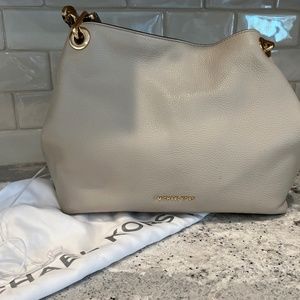 Michael Kors Raven Handbag in Stone - Like New Condition